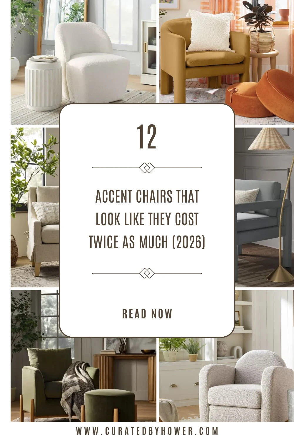 Affordable accent chairs from Target in modern living room settings showcasing budget-friendly furniture options