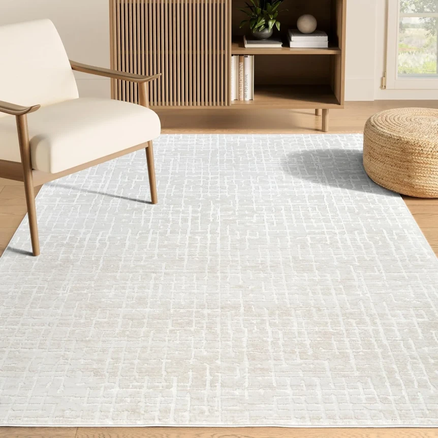 Albany beige area rug 1