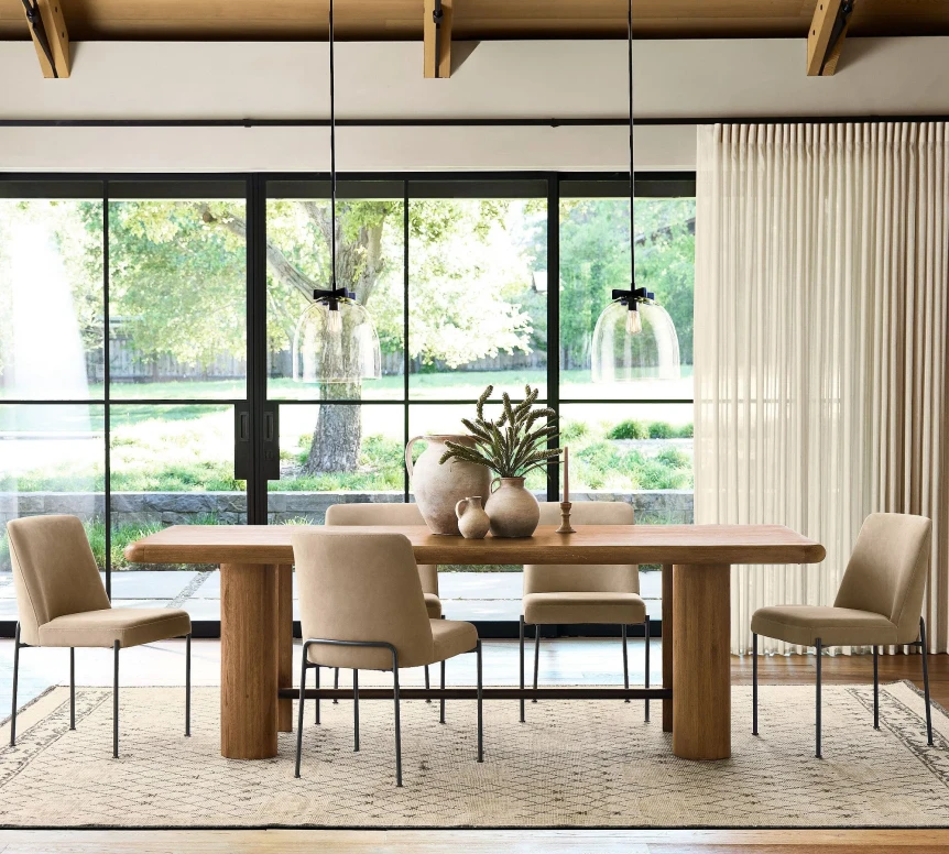 modern dining table set