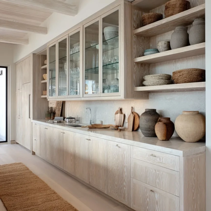 Open shelf in the kitchen 1