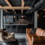 Industrial Black Ceiling