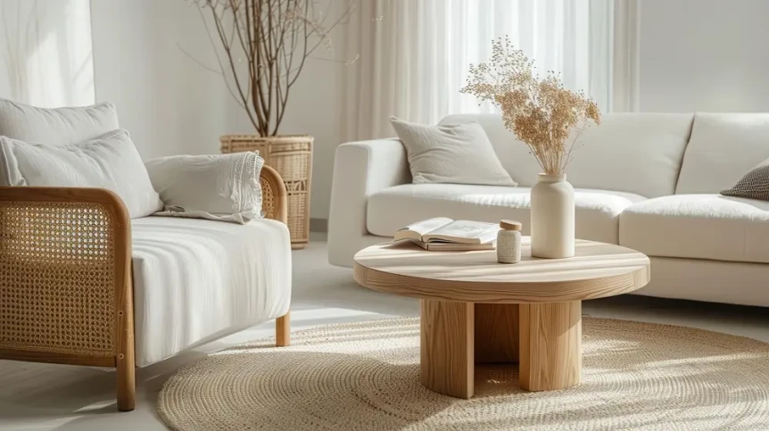 Minimalist Japandi Coffee Table サイズ調整