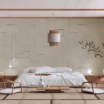 Elements of japandi style bedroom 1