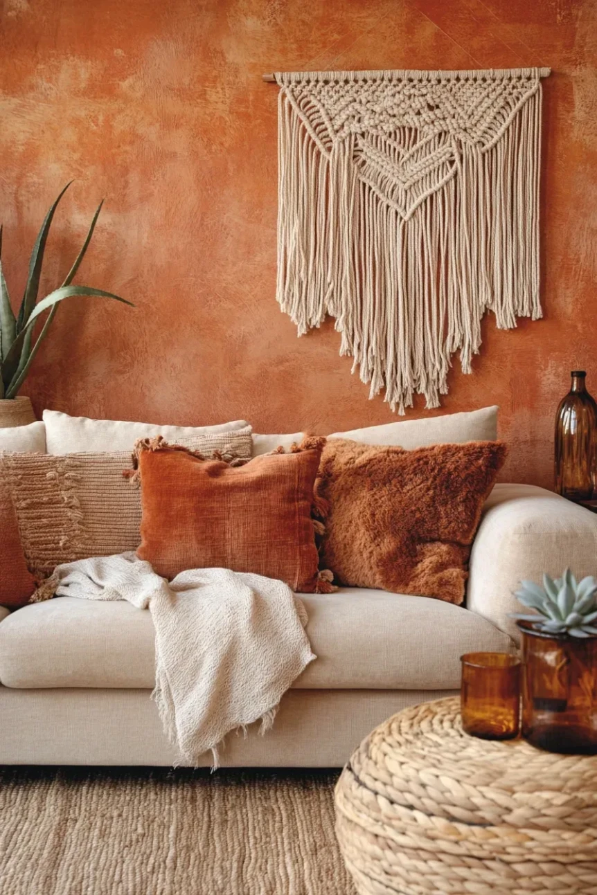 Boho Color Palette for Living Room