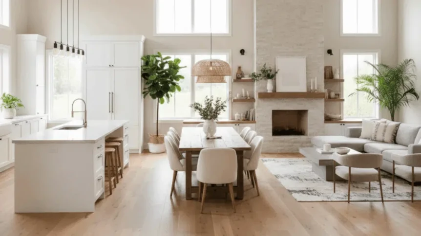 Great room open floor
