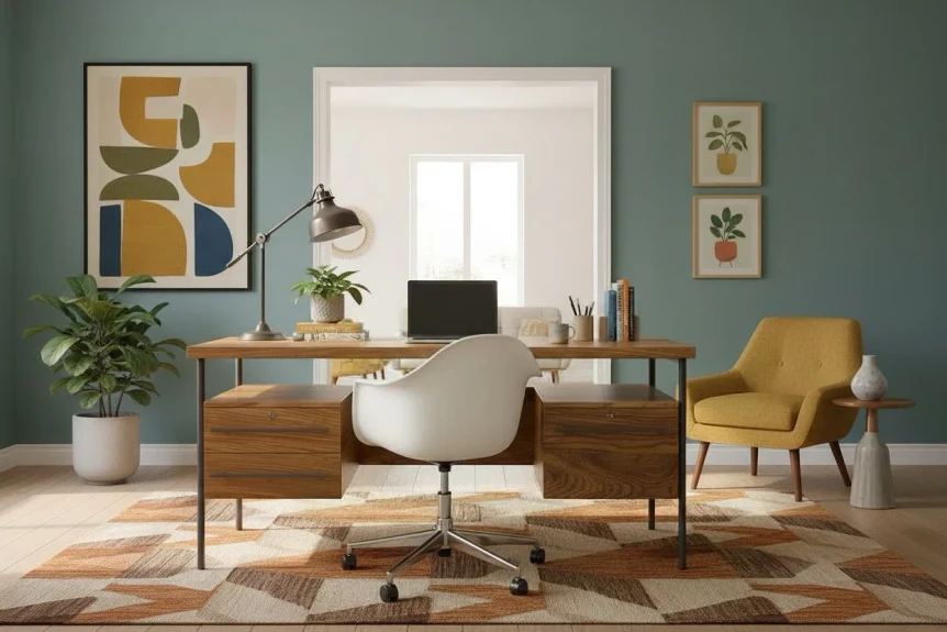 Mid century modern home 1