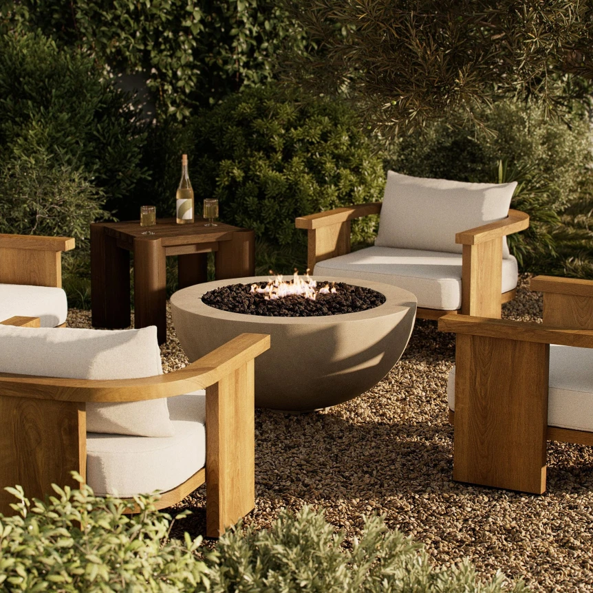 Oxner outdoor round fire table 39 2 xl