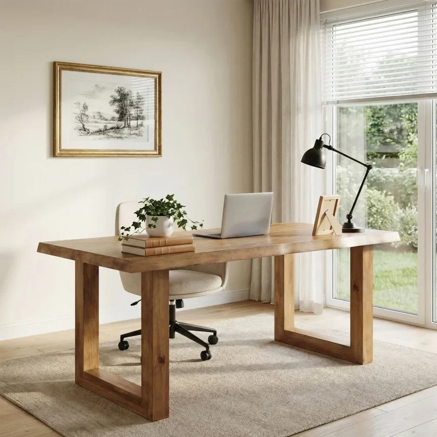 63 SolidWoodHomeOfficeDeskLiveEdgeDesk 2126161934 1
